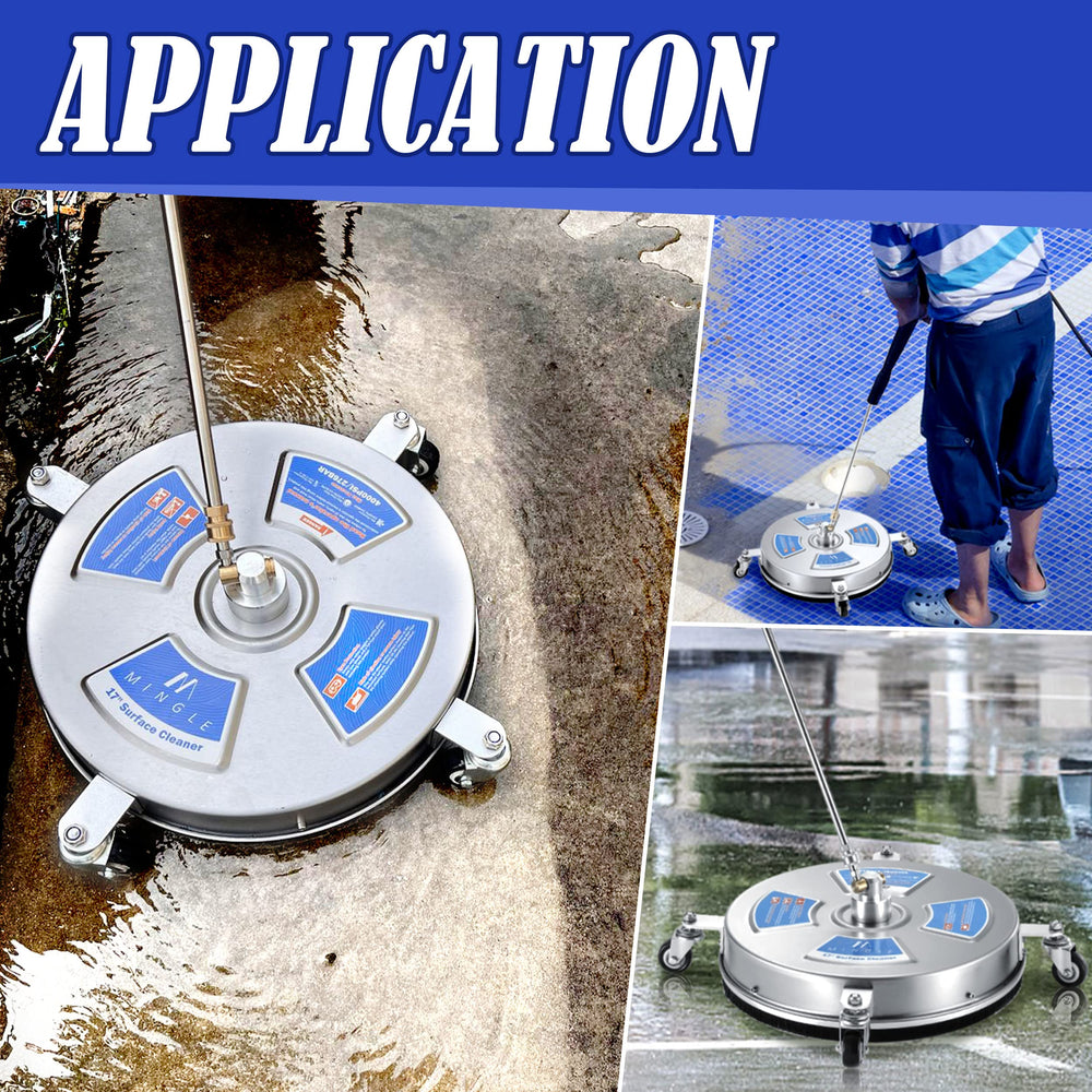 M MINGLE pressure-washer wand and 1/4 inch quick-connect joint, easy attachment