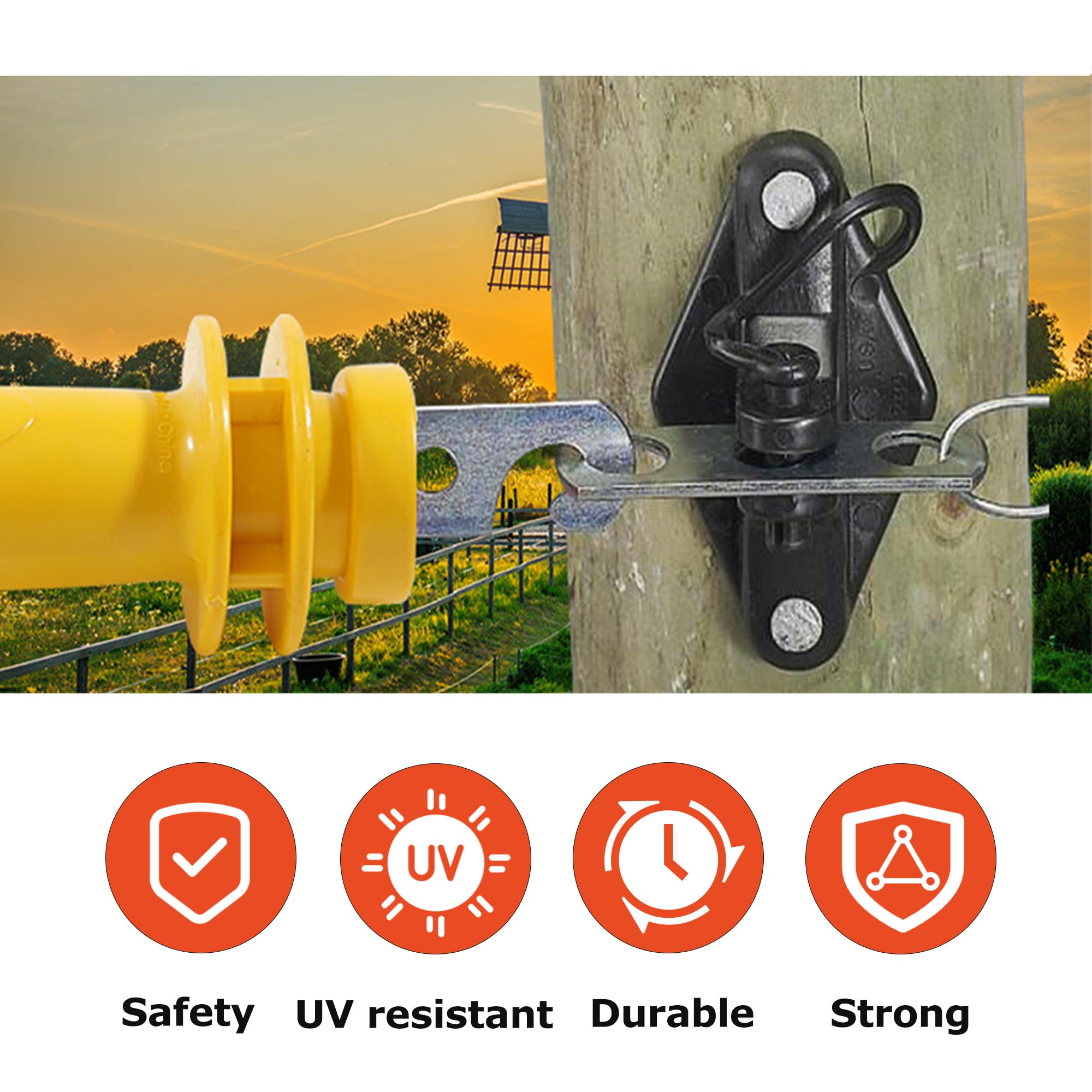 M MINGYA handle attached to electric tape showing compatibility and secure hold
