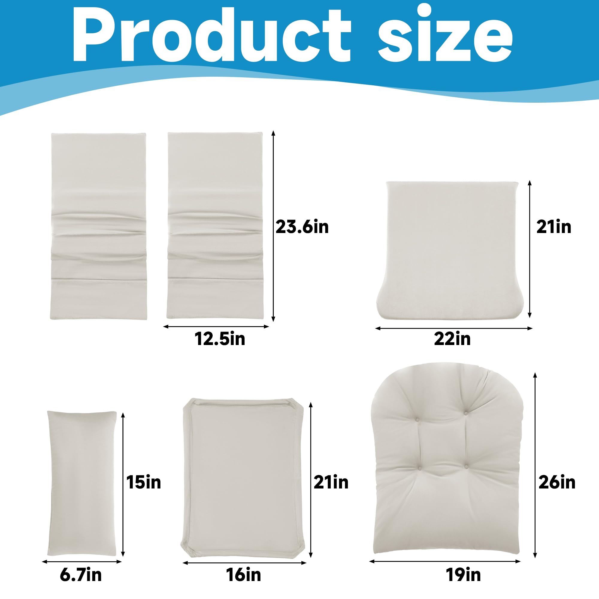 MABOZOO armrest cushions displaying padded support for forearms