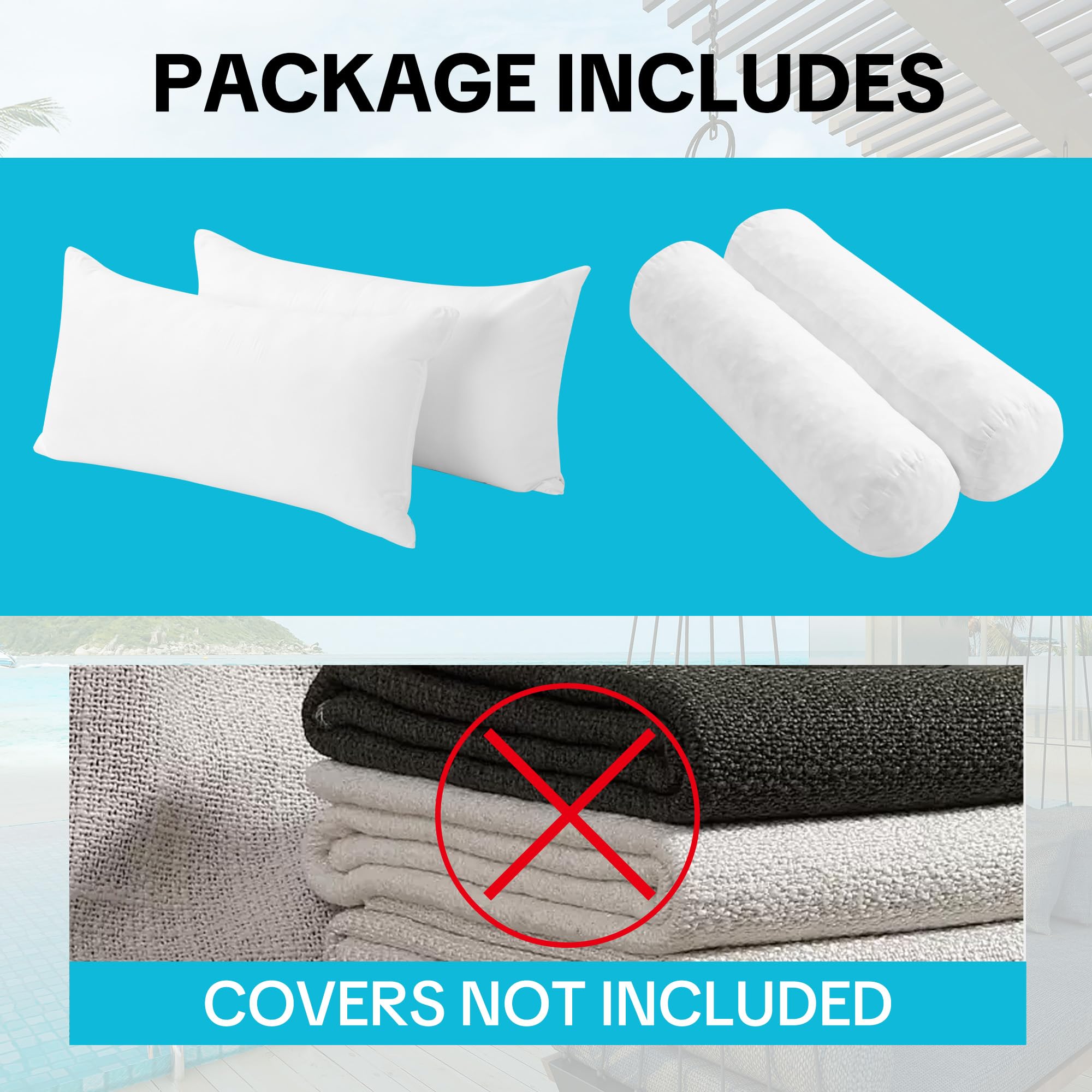 MABOZOO bolster insert detail showing edge support and shape retention