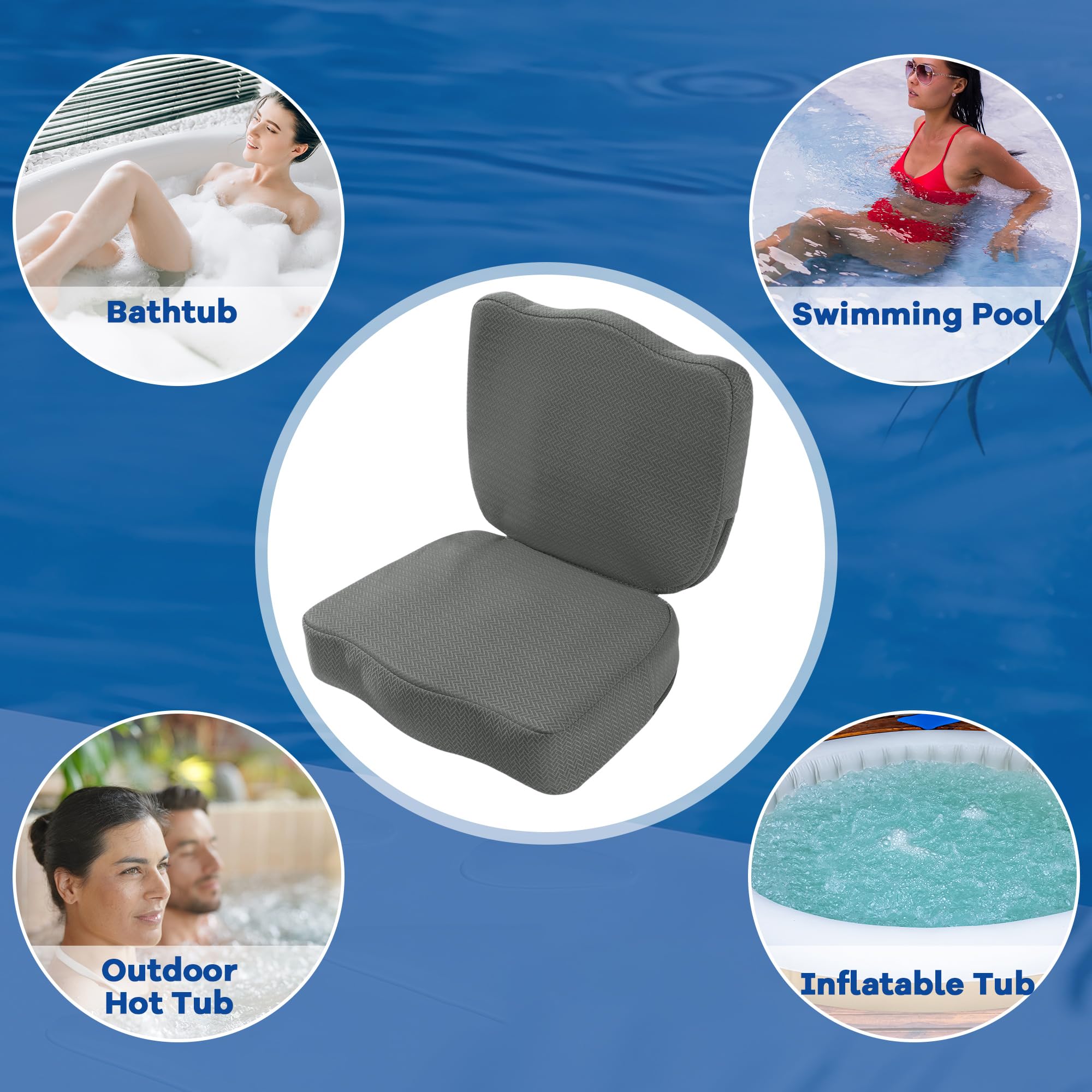 MABOZOO carry handle shown by poolside for portable outdoor use