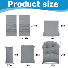 MABOZOO ottoman cushion with four straps secured to base, preventing accidental sliding
