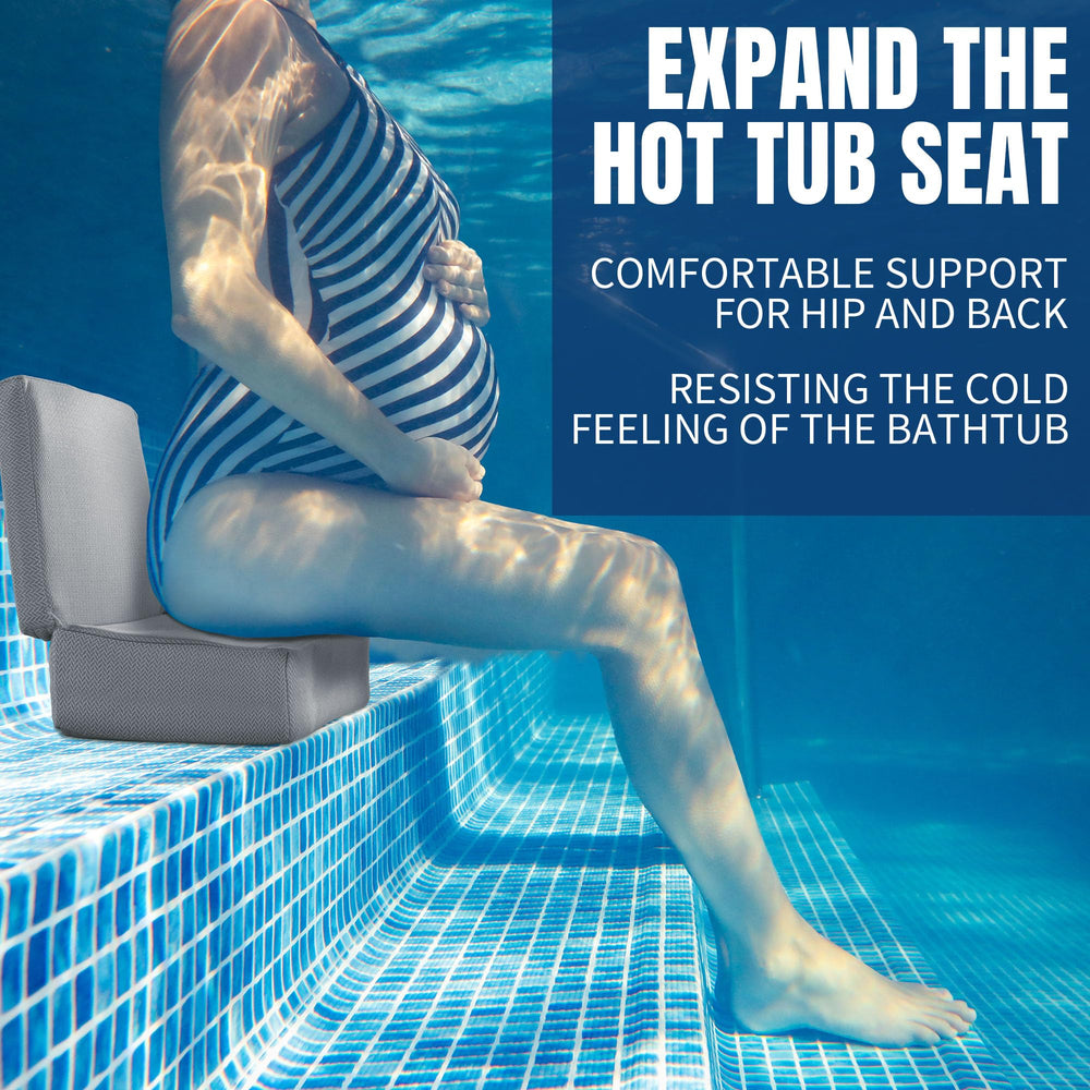 MABOZOO booster seat placed in bathtub showing kept head dry and relaxed posture