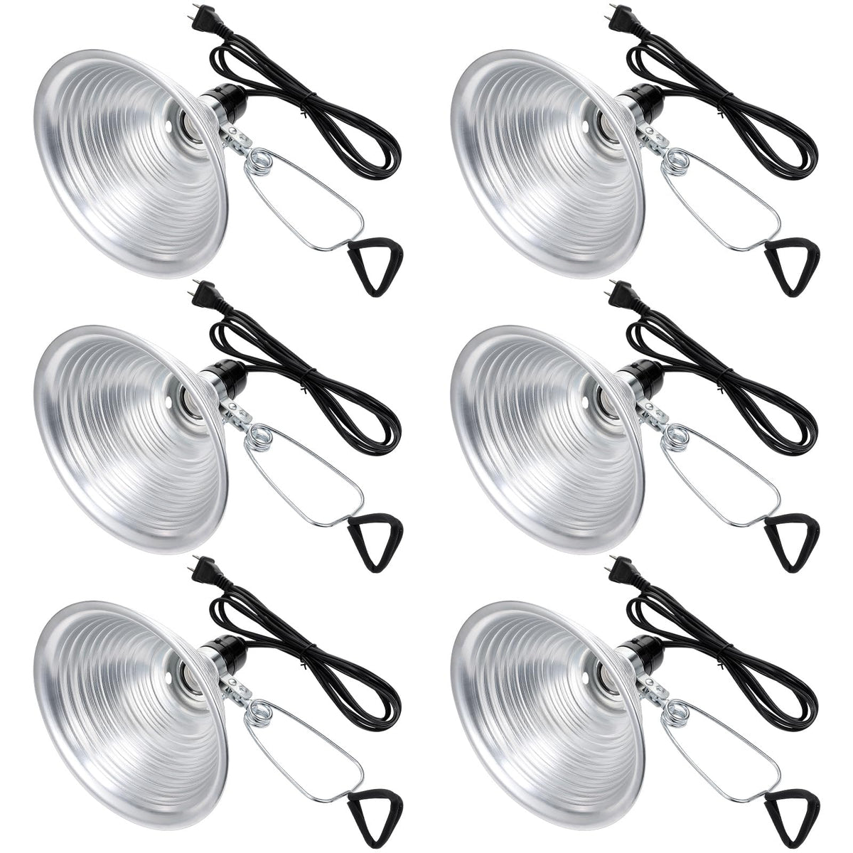 Macarrie front view showing six clamp lamps ready for multi-point lighting setup