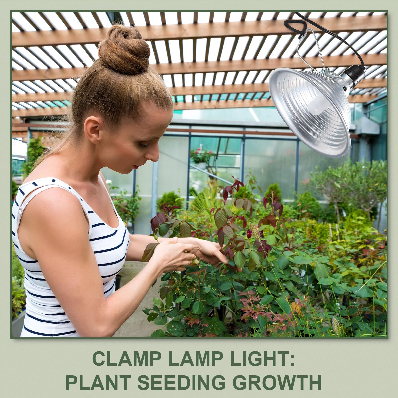 Macarrie clamp lamp illuminating a workbench to improve task visibility and precision