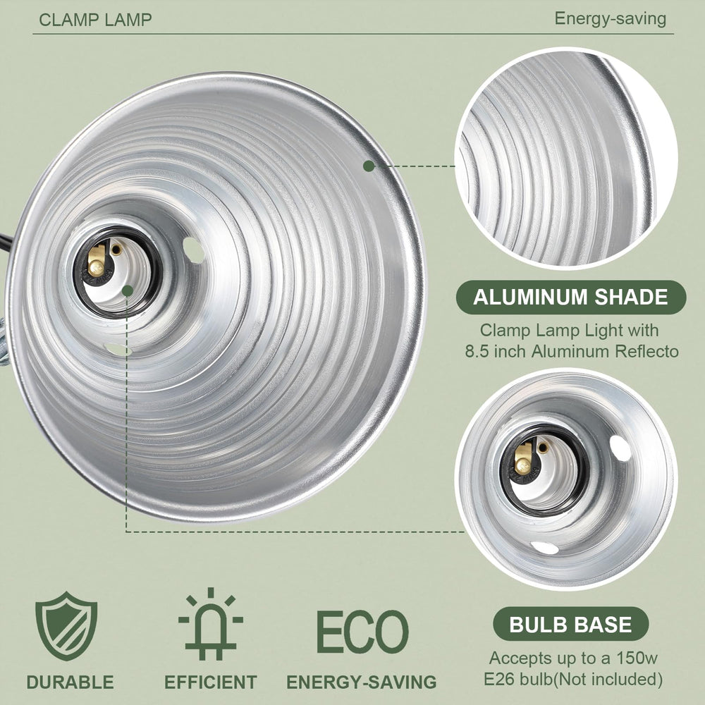 Macarrie aluminum reflector detail highlighting focused light and heat resistance