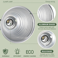 Macarrie aluminum reflector detail highlighting focused light and heat resistance