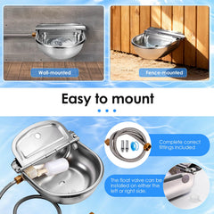 MACGOAL bottom drain plug detail for fast emptying and easy cleaning