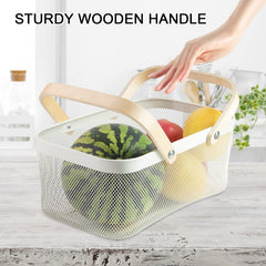 MACOIOR basket on kitchen counter holding fruit, tidy display