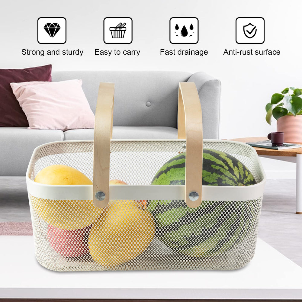 MACOIOR in garden being used to collect vegetables efficiently