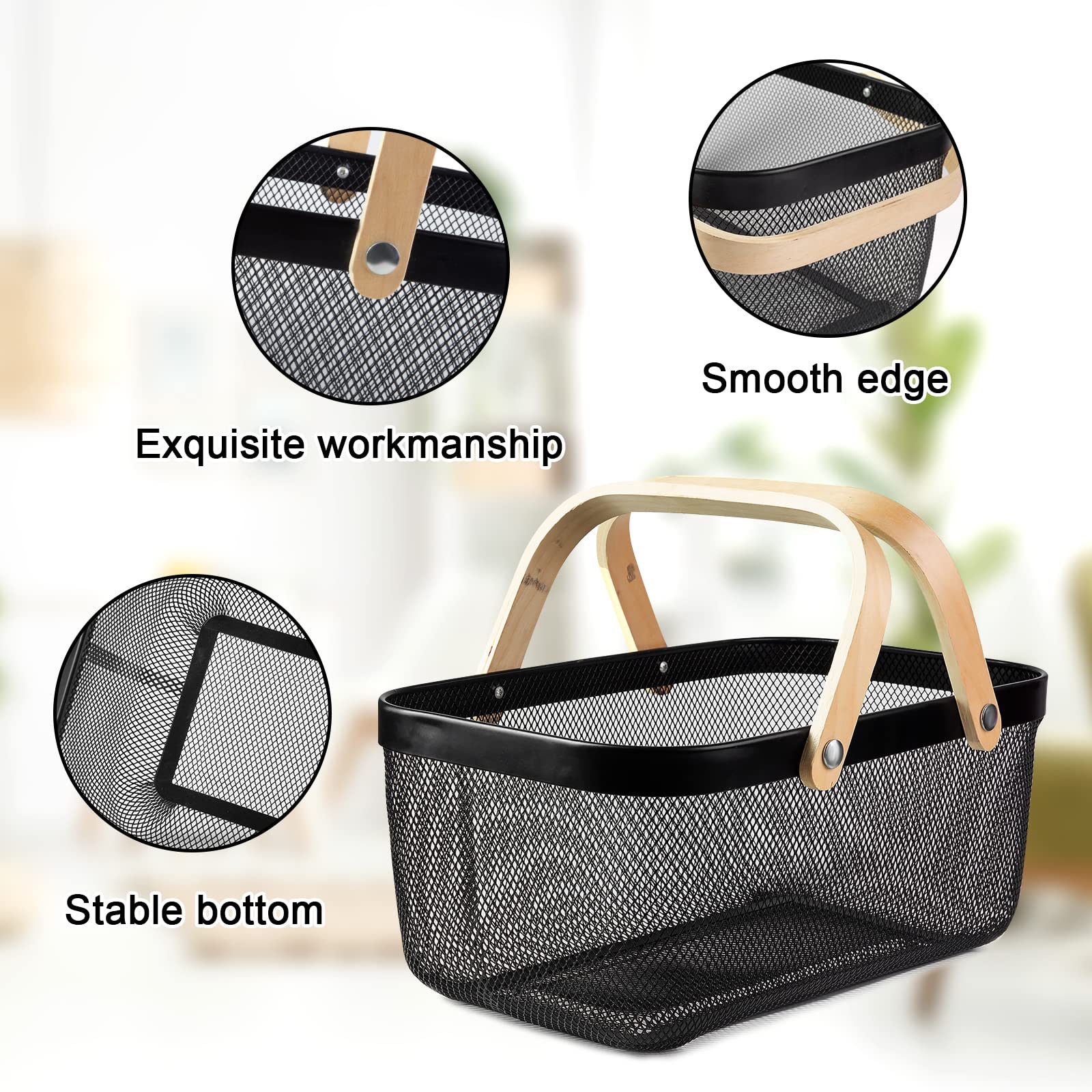 MACOIOR next to apples showing basket scale and capacity for everyday use