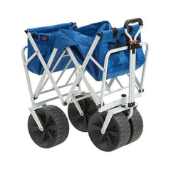 MacSports folded wagon inside carry bag for compact storage and easy transport