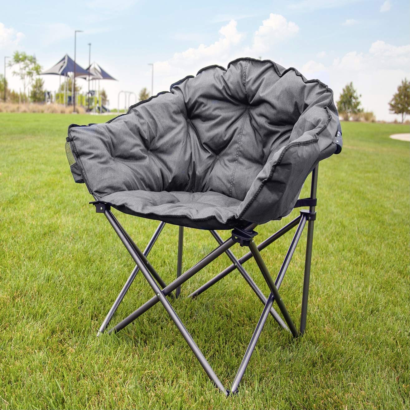 MacSports padded seat close-up highlighting cushioning and upholstery