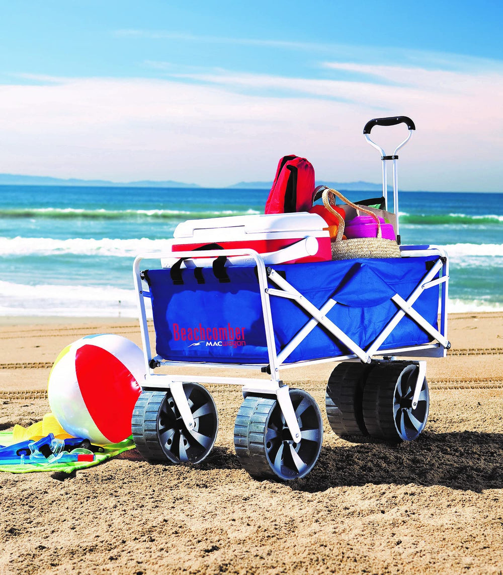 MacSports size comparison with cooler showing spacious capacity and stability