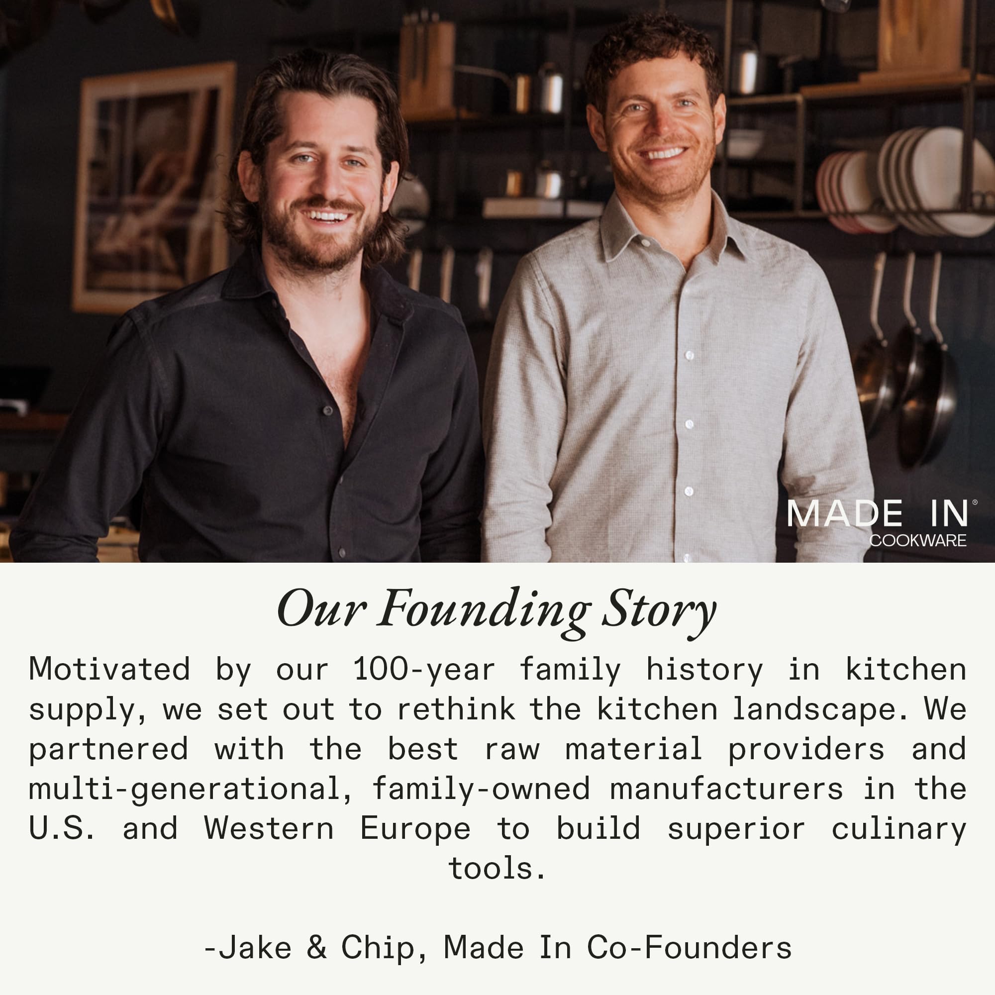 Made In grill press packaging and label communicating Swedish craftsmanship and quality