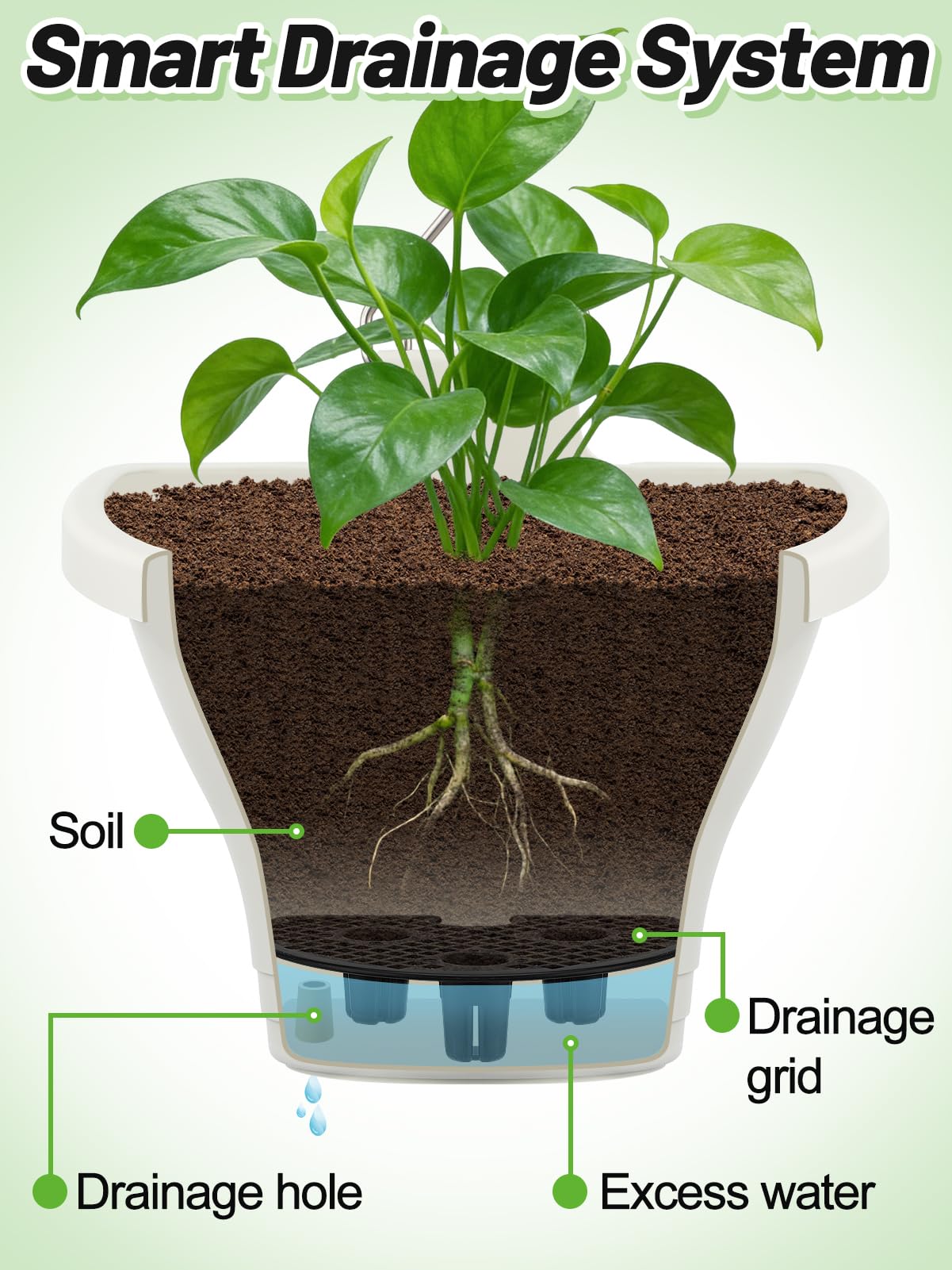 MADHOLLY planters hanging on balcony rail offering vertical garden solution