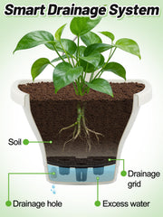 MADHOLLY planters hanging on balcony rail offering vertical garden solution