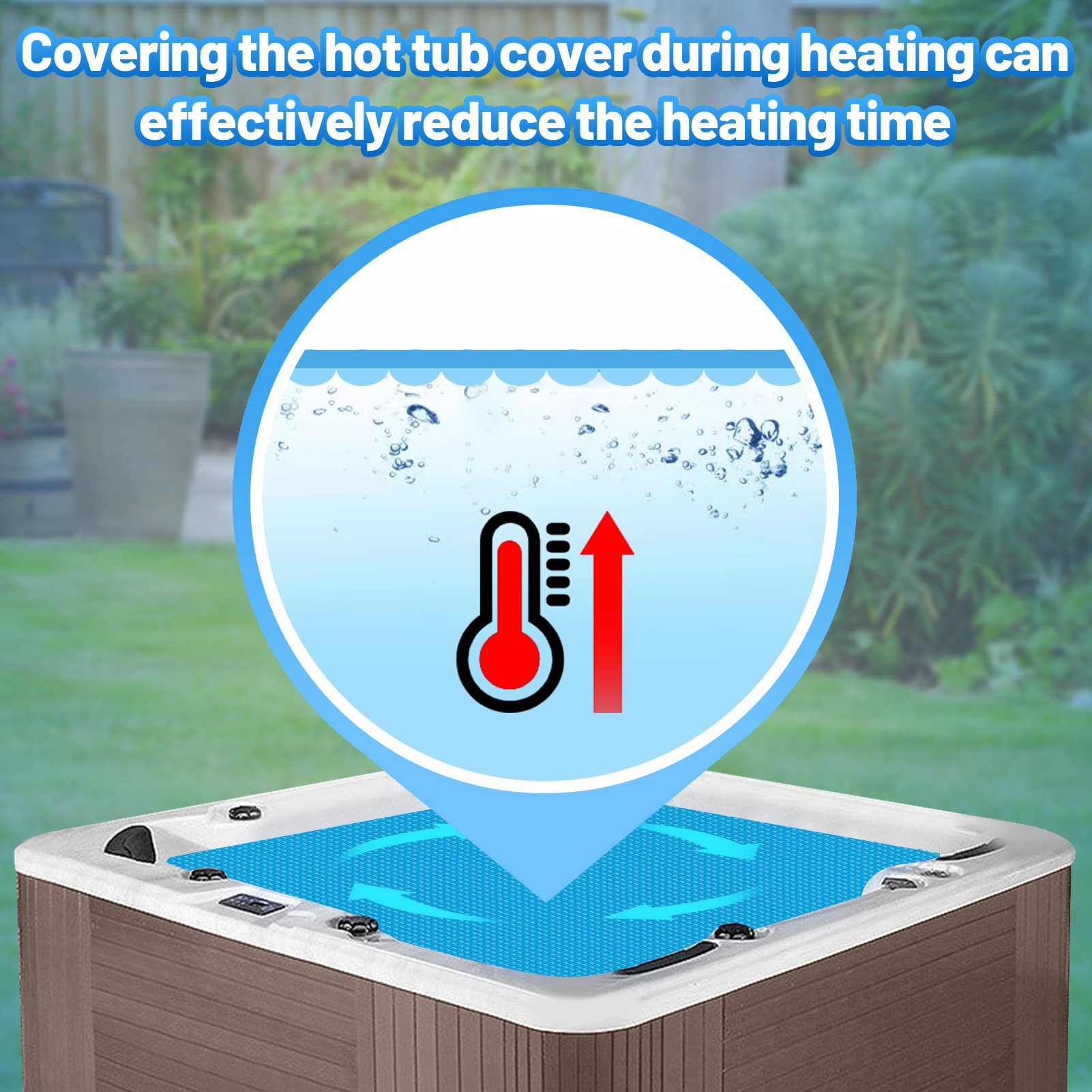 MADHOLLY lifestyle backyard evening shot showing heat retention and comfort