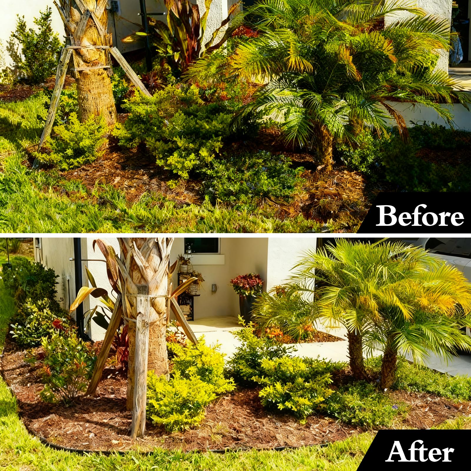 maebeacae backyard pathway with edging for polished landscape curb appeal