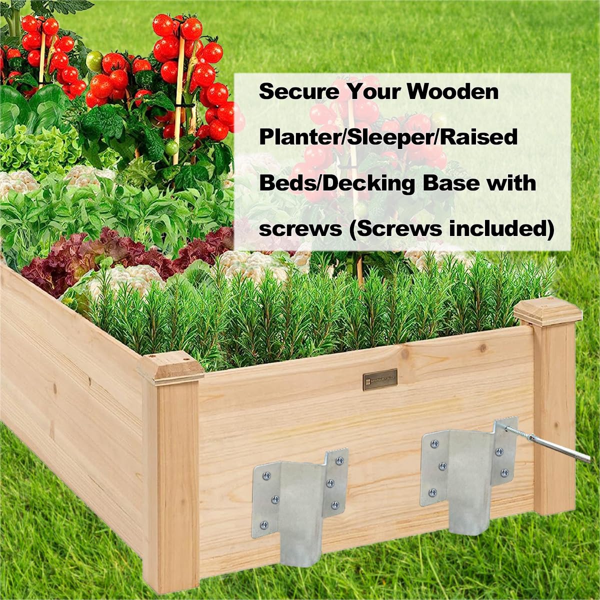 maebeacae stakes installed securing timber edging for improved stability