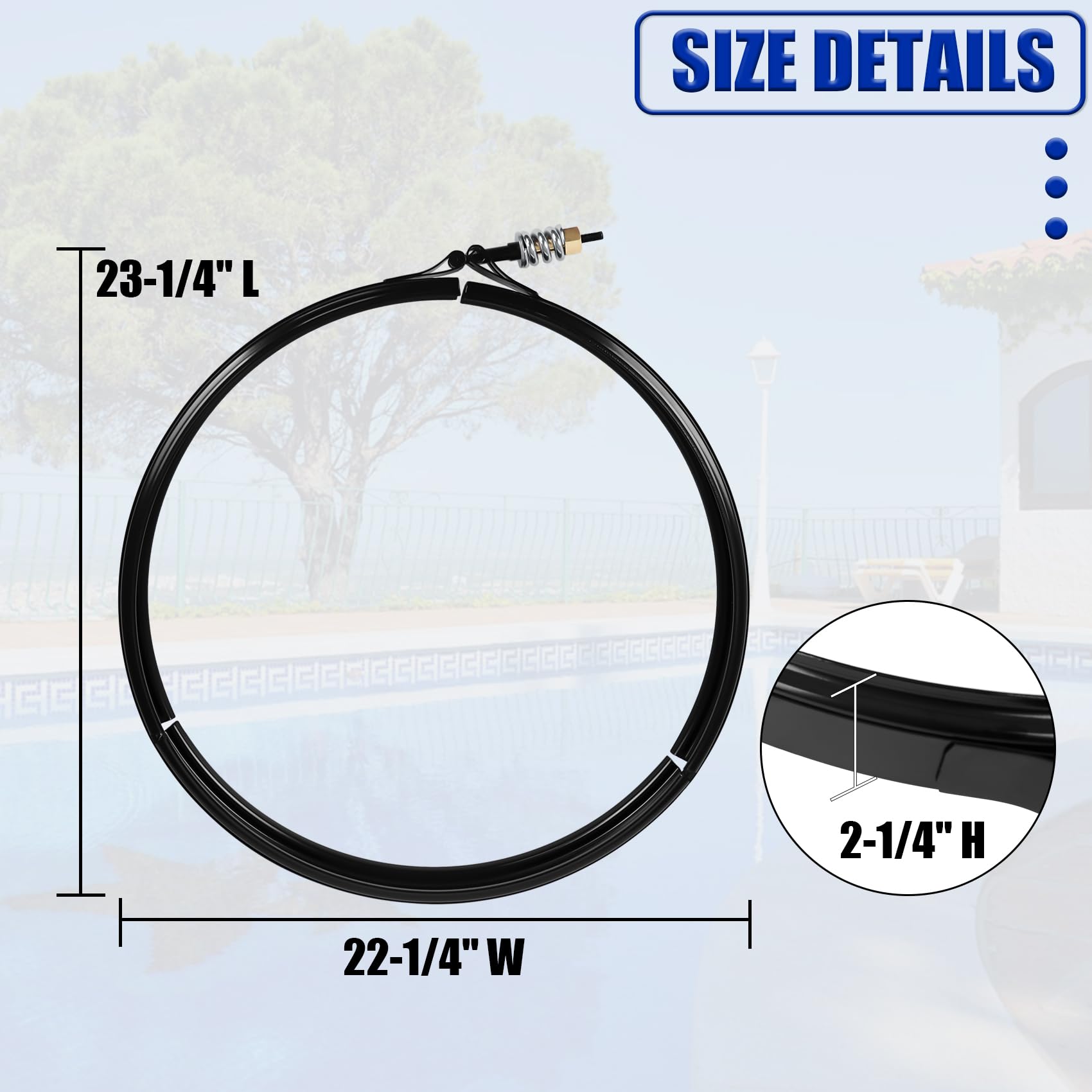 MAEIKOO washer and spring barrel nut kit showing secure tensioning