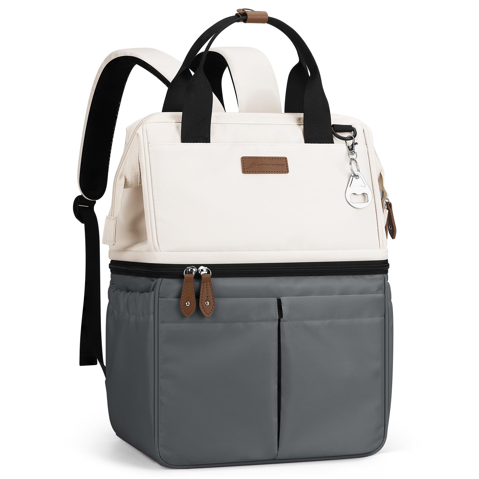 Maelstrom front view showing sleek insulated backpack and organized pockets benefit carry convenience