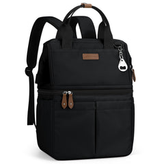 Maelstrom front view of cooler backpack showing organized storage and style