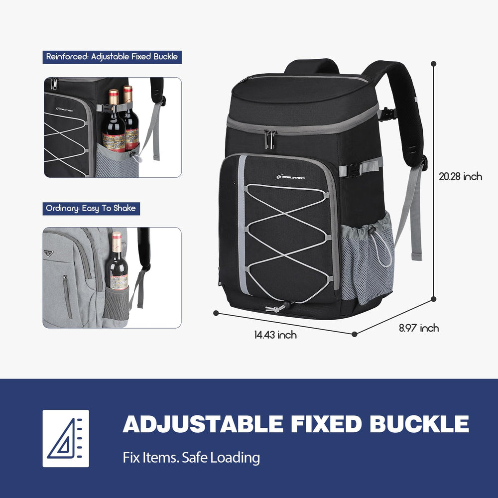 Maelstrom bolsillo lateral con botella sujeta y ajuste seguro