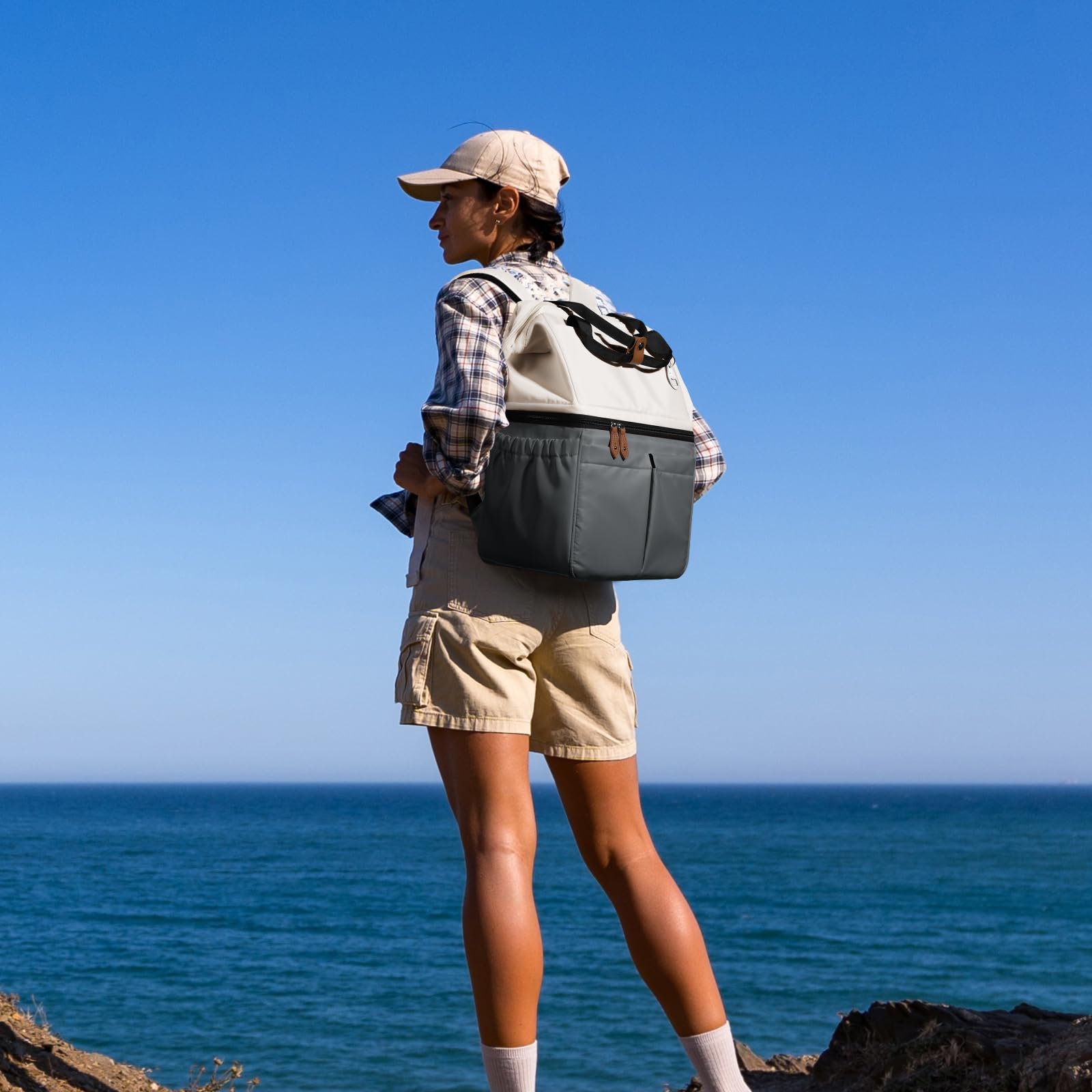 Maelstrom on a beach picnic showing versatile outdoor use and freshness preservation benefit