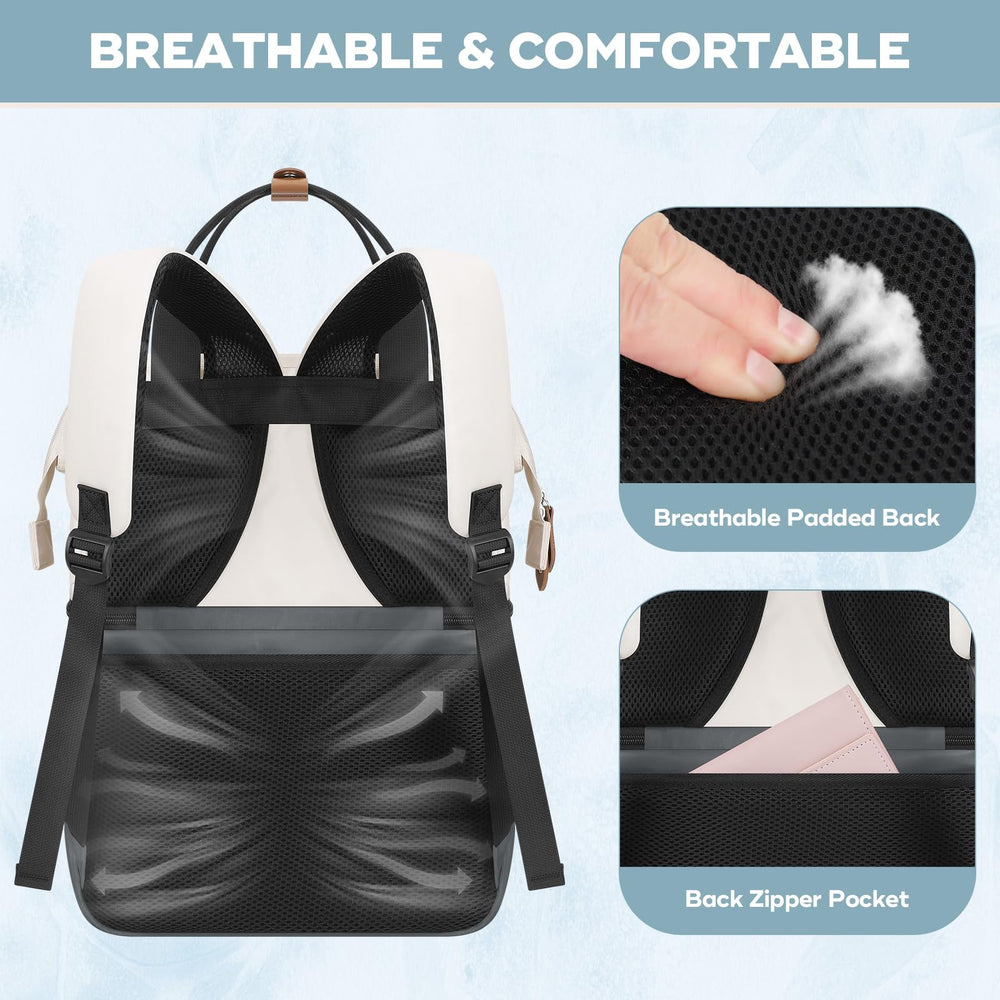 Maelstrom padded straps and foam back panel showing ergonomic comfort benefit during wear