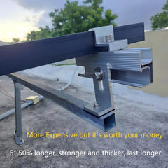 magamuz l-feet and attachment detail showing strong roof connection for secure mounting