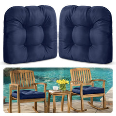 MAGIC ELEPHANT front view of blue cushion set showing neat packaging and attractive color