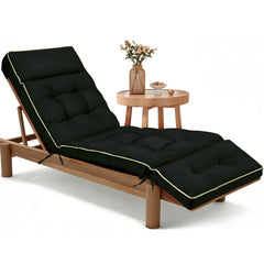 MAGIC ELEPHANT front view long lounge cushion showing sleek profile and comfort