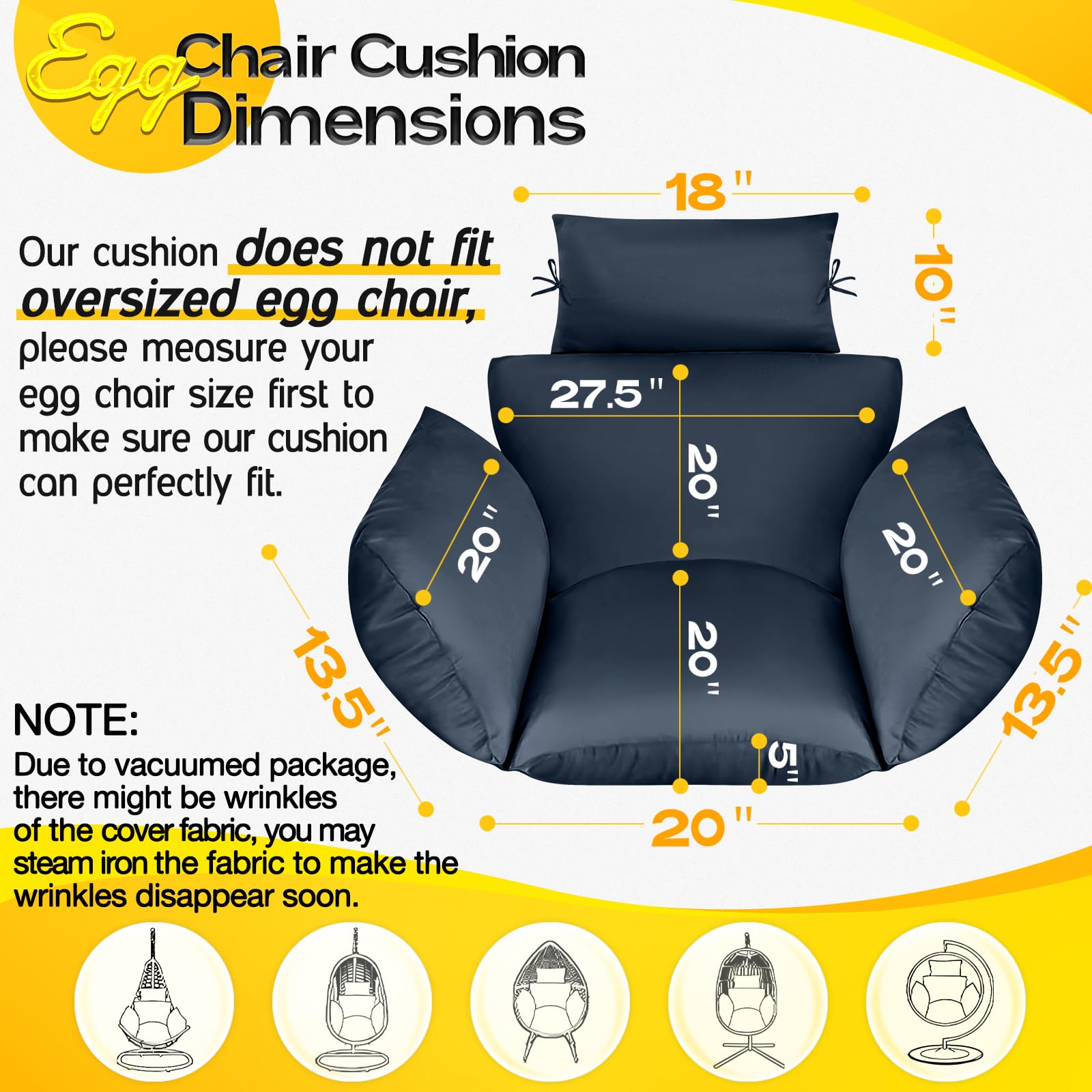MAGIC ELEPHANT bonus headrest pillow detail offering extra neck and lumbar support