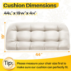 MAGIC ELEPHANT side profile displaying 4-inch memory foam thickness for supportive comfort
