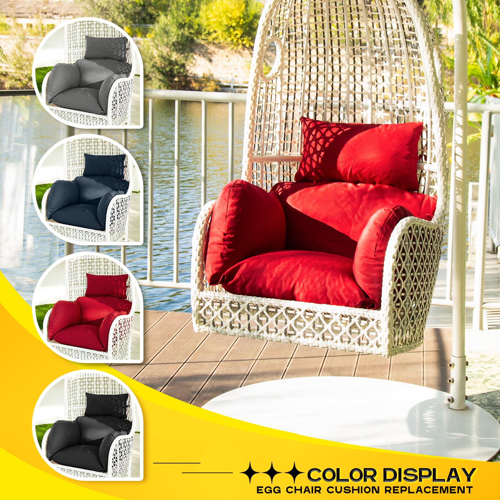 MAGIC ELEPHANT removed zippered cover revealing foam for easy cleaning and maintenance