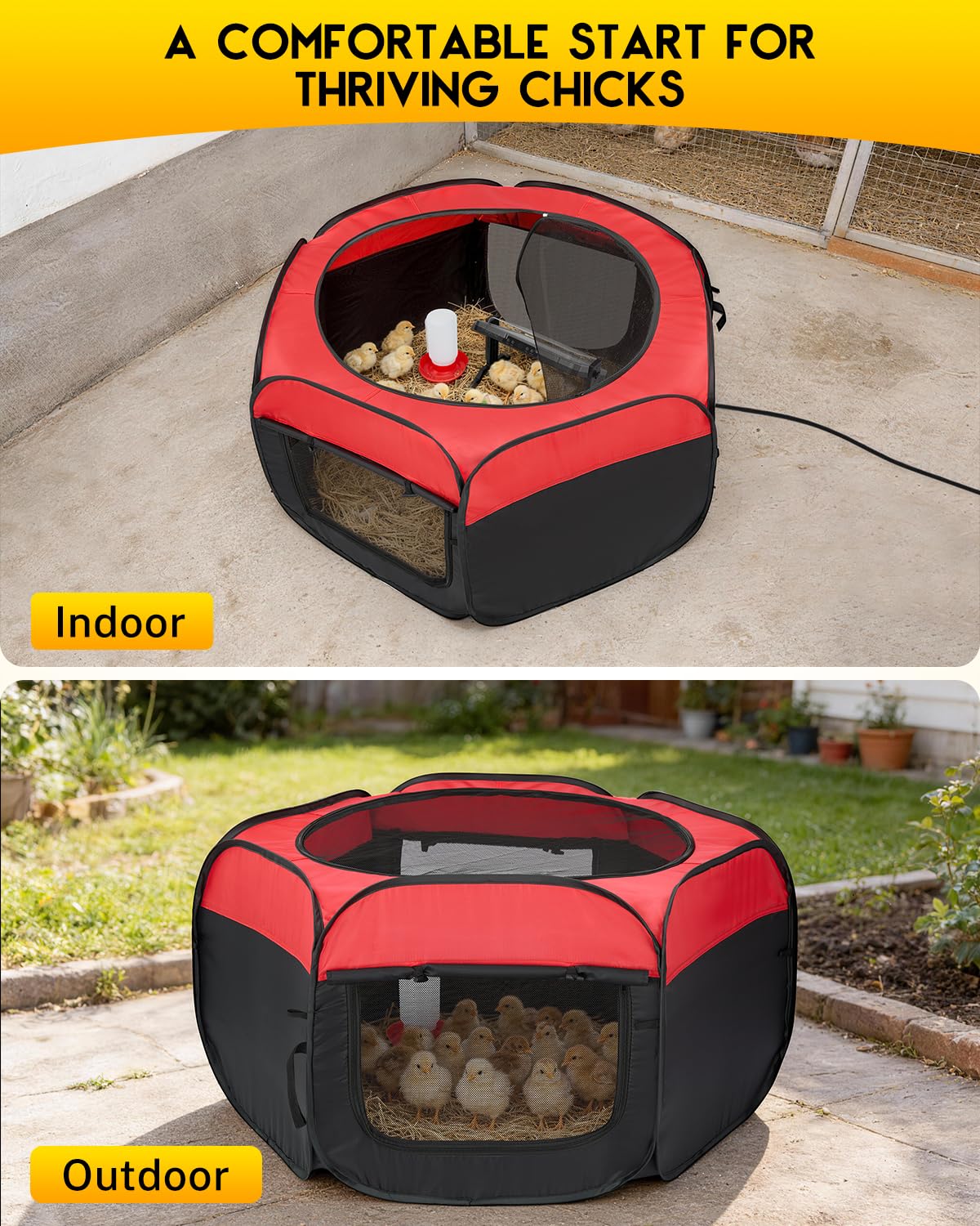 Magicfly top cover and double doors giving easy access and ventilation