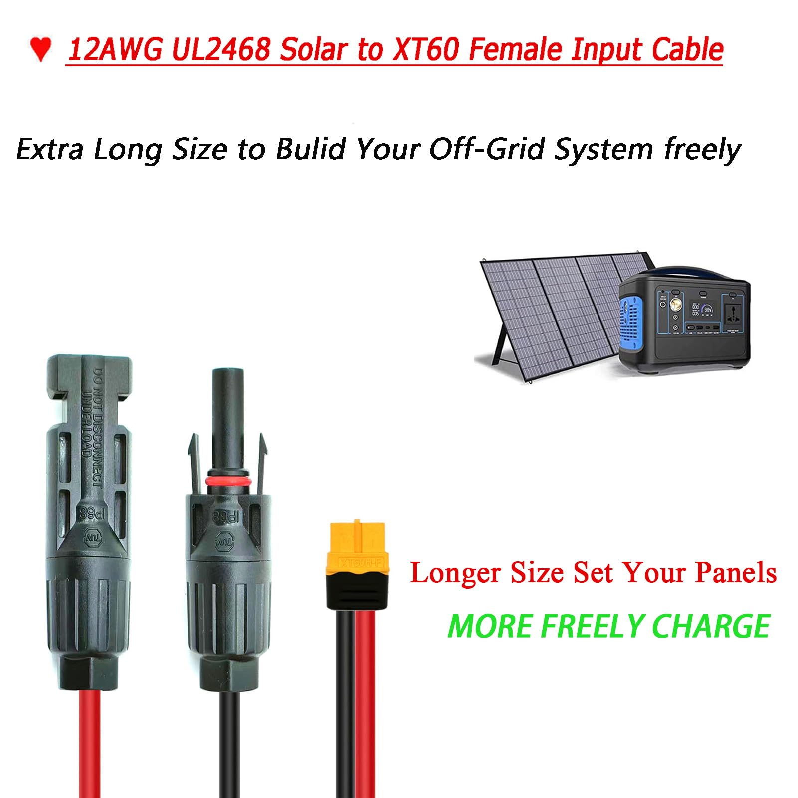 Magiktech cable beside ruler illustrating 25ft length and placement flexibility benefit