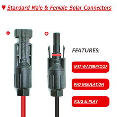 Magiktech close-up of XT60 female connector highlighting secure connection benefit