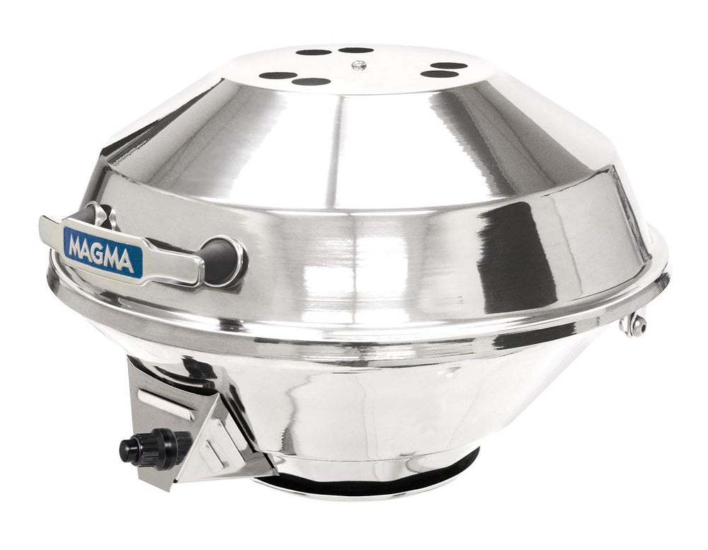 Magma Kettle3 converted to single-burner stove demonstrating versatility and compact cooking benefit space saving