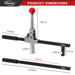 Magoleo detailed hook and angled base showing secure grip and anti-slip benefit
