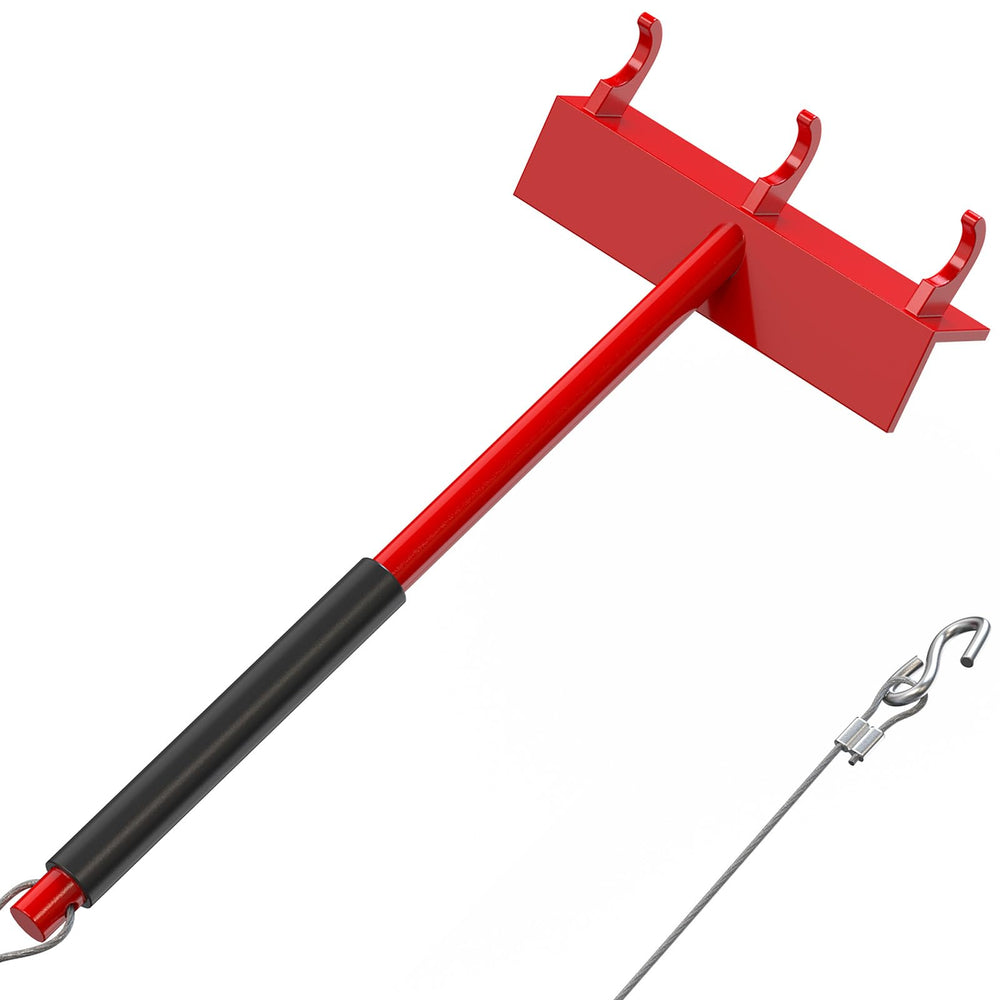 Magoleo scale comparison next to top rail showing compact size and practical leverage