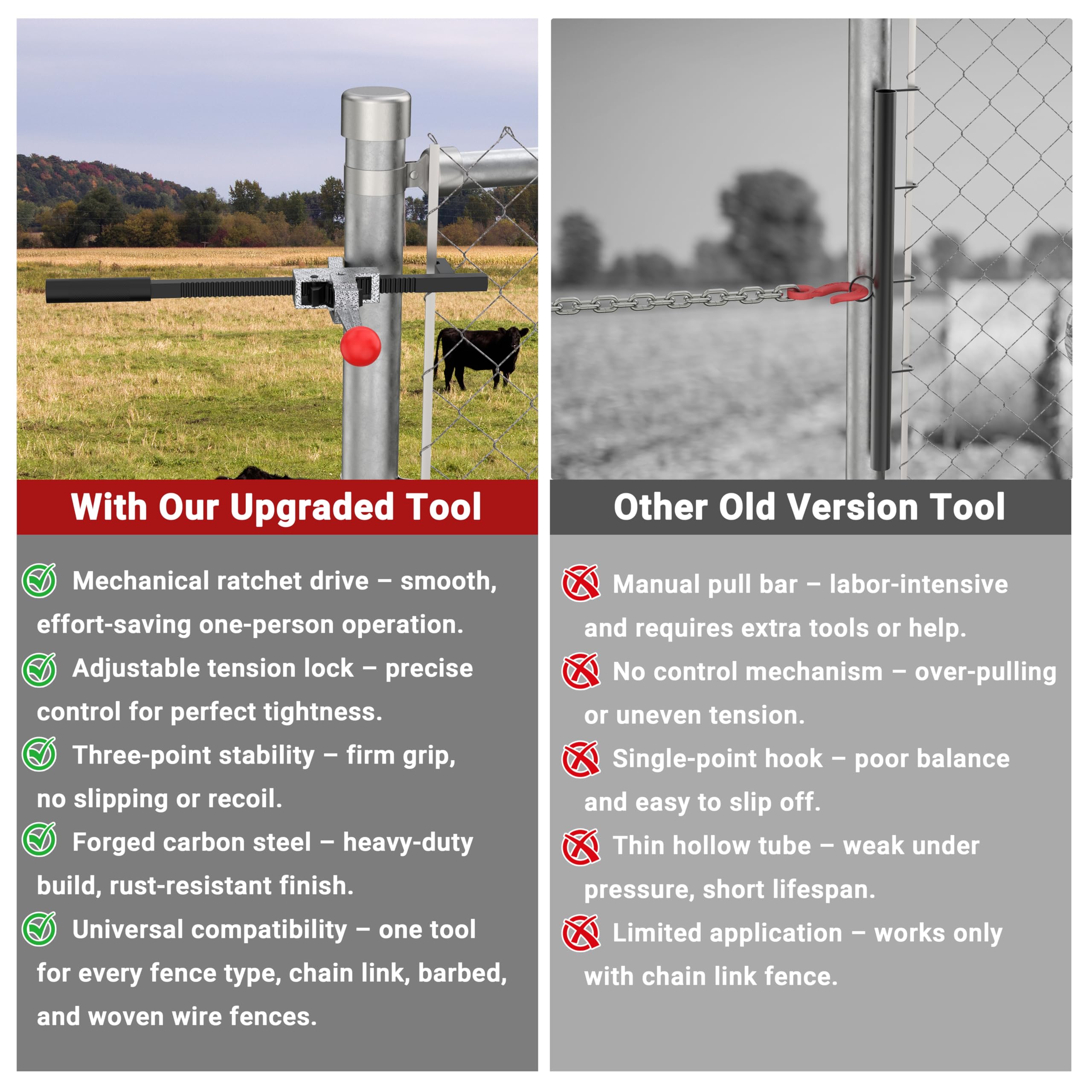 Magoleo next to ruler showing scale and clear sizing for fitting posts benefit