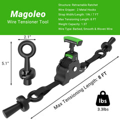 Magoleo extended 8ft strap displaying reach advantage for long gaps