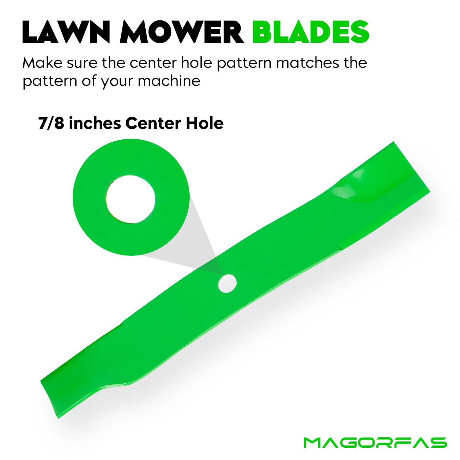 Magorfas blade edge close-up showing durable grind for longer sharpness and cleaner cuts