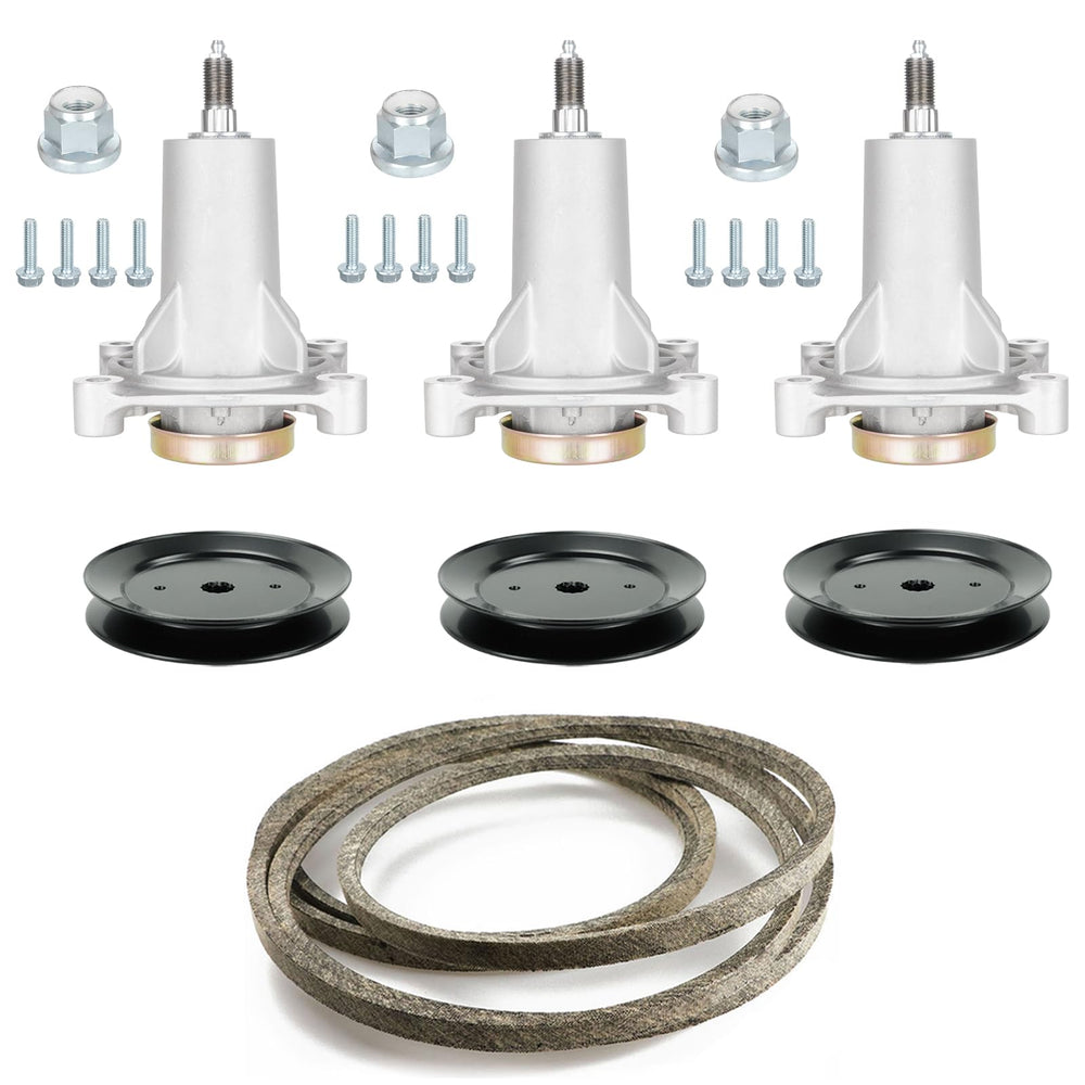 Magorfas front packaging of 54" deck spindle rebuild kit restoring mower reliability