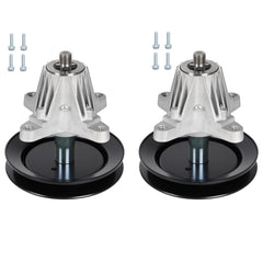 Magorfas front view of two assembled spindles showing ready-to-install condition and reliability