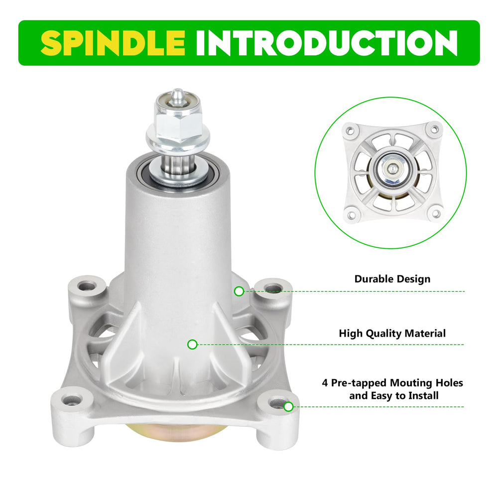 Magorfas spindle side profile illustrating height for proper deck clearance