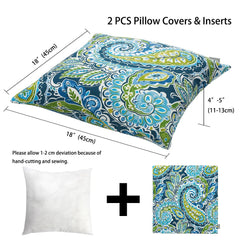 Magpie Fabrics close-up of paisley pattern highlights durable, fade-resistant print