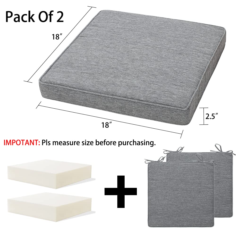 Magpie Fabrics side profile showing 2.5 inch foam thickness for consistent support and resilience